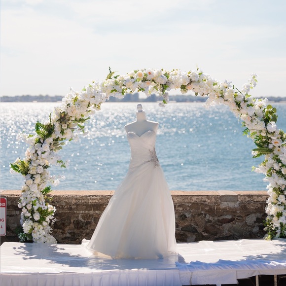 Mori Lee Strapless Wedding Dress